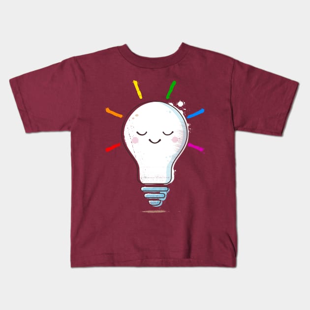 Lighten Up Kids T-Shirt by zoljo